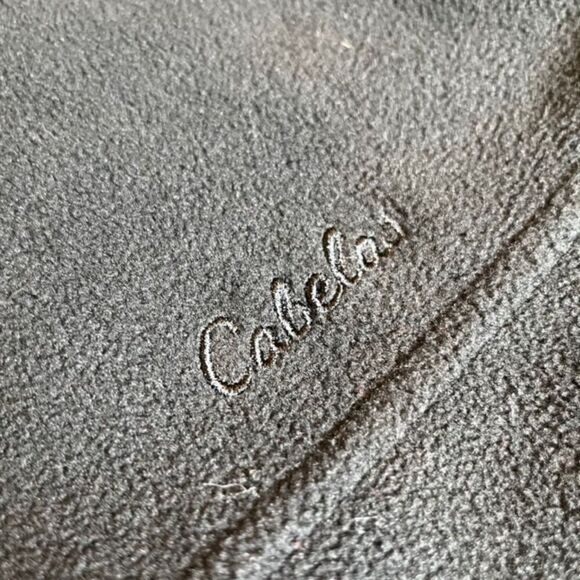 Cabela's Men's Fleece Vest Black Zipper, Pockets Size Large - Picture 5 of 7